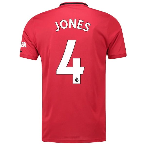 Maillot Football Manchester United NO.4 Jones Domicile 2019-20 Rouge